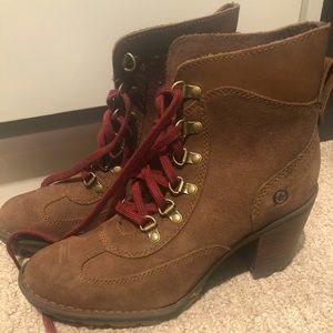 BORN High-heeled Fashion Hiking Boots